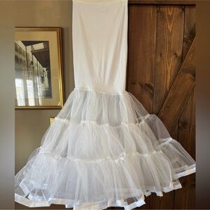 White‎ Mermaid Wedding Petticoat